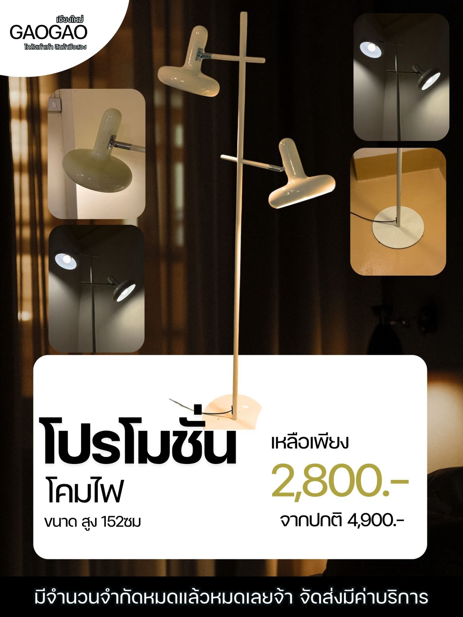 โคมไฟ สูง 152cm